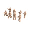 thumbnail image 2 of BELOVING 8 Pcs Figurines de Soldat Modèles en Résine Mini Figurines pour Table de Sable Scène Miniature 2,5cm, 2 of 10