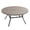 Graywood, variant on DIFY 53" Round Metal Patio Dining Table for 6-8, Outdoor Dining Table with Umbrella Hole, Walnut