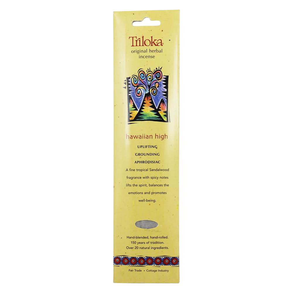 Triloka Original Herbal Incense Hawaiian High 10 Stick(s) Walmart