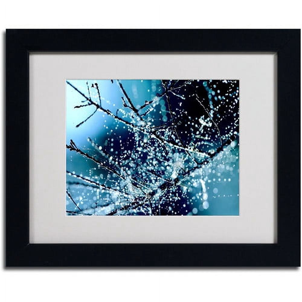 Trademark Fine Art "Blue Rhapsody" Framed Canvas Art by Beata Czyzowska Young