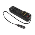 thumbnail image 3 of Transformador de voltaje del convertidor de potencia del inversor del coche de 12V a 220V 200W con adaptador de clip de batería, 3 of 5