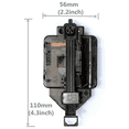 thumbnail image 2 of 6 Set DIY Quartz Pendulum Clock Movement Mechanism with 12 Pairs of Hands Wall Quartz Clock Repair Tool Parts, 2 of 7