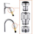 thumbnail image 3 of The sink faucet hose adapter is suitable sink faucet quick connector, GHT3/4 inch adapter, connected to the garden hose, used for portable washing machines/washing machines, showers, pet showers., 3 of 11