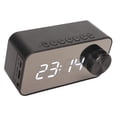 thumbnail image 1 of Reloj Despertador Digital Con Altavoz , Pantalla De Reloj Espejo Radio Temperatura En Tiempo Real Anuncio De Voz Modo AUX, Micrófono Con Cancelación De Ruido HD, 1 of 8