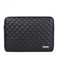 thumbnail image 1 of Bolso para portátil con diseño de lichi, estilo cuadrícula de diamantes, bolso interior, multifuncional, cómodo y transpirable, 1 of 3