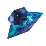 SHASHIBO Magnetic Fidget Cube That Transforms Into Over 70 Shapes, Mystic Ocean by Laurence Gartel, 1 Pack