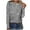 Gray, variant on Party Tops for Women Sequin Print Long Sleeve Tshirts Dressy Casual Business Work Blouse Crew Neck Loose Tee Shirt Black S