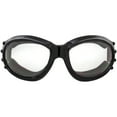 thumbnail image 2 of Birdz Eyewear Padded Motorcycle Riding Goggles 3 Pairs Black Frames with Clear Smoke & Amber, 2 of 6