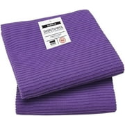 Now Designs Ripple Kitchen Towel, Set of 2, Prince Purple