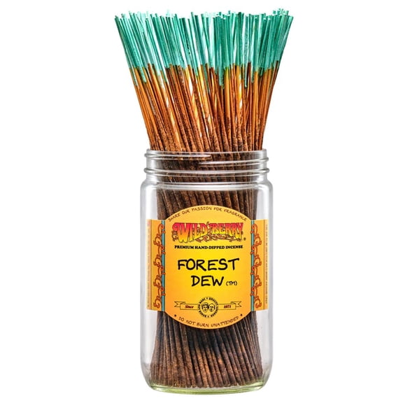 Wild Berry Forest Dew Incense Sticks, 100 Count Hand-Dipped Aromatic Incense