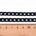 thumbnail image 2 of Oxidated in Black Aluminium Twisted Chains Curb Chains Unwelded Lead Free and Nickel Free Size: about Chain: 12mm long 7mm wide 2mm thick, 2 of 2