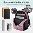 thumbnail image 5 of Pzuqiu Axolotl Cherry Blossom 17 Inches Customized School Backpack for Girls Personalized Schoolbags with Adjustable Shoulder Strap Custom Backpack with Name for Students Age 6-18, 5 of 7