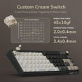 thumbnail image 4 of RK ROYAL KLUDGE R65 Wired Gaming Keyboard with Volume Knob, 60% Percent RGB Backlit Mechanical Keyboard Gasket Mount with PBT Key, 4 of 9