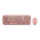 thumbnail image 1 of Kit de Teclado y Mouse Inalámbrico Redlemon Diseño Retro Vintage USB, 1 of 8