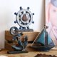 thumbnail image 3 of Figura decorativa de timón estilo mediterráneo para estantería, decoración del hogar, escritorio, 3 of 5