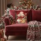 thumbnail image 5 of Fundas de almohada navideñas de 45x45 cm (17,7x17,7 pulgadas), fundas decorativas con tela suave y cremallera oculta para decoración del hogar. Funda de almohada de algodón., 5 of 6