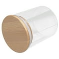 thumbnail image 3 of Tarro de almacenamiento de alimentos, contenedor transparente de almacenamiento redondo de madera de 450 ml, suministros para el hogar fiel a su promesa, 3 of 8