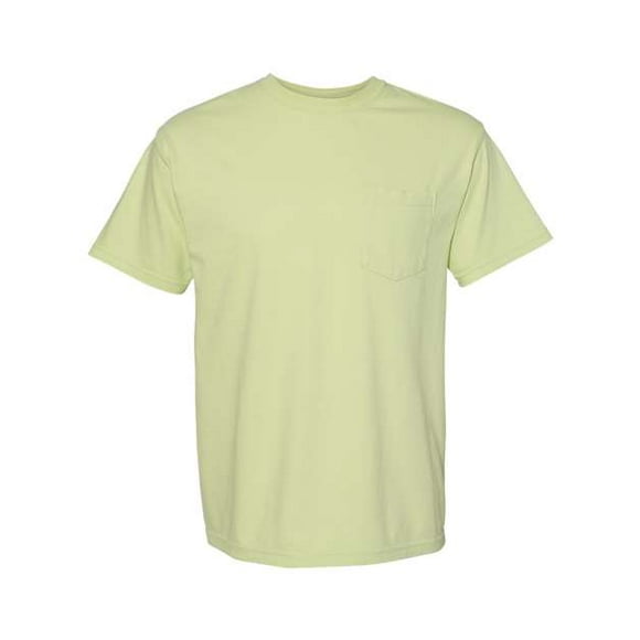 Camiseta bolsillo Colores Confort 6.1 oz M CELEDON 6030
