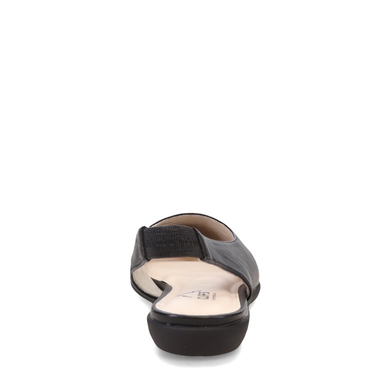 Cliffs by White Mountain Memory Women's Slingback Ballet Flats Color: Black Smooth Size