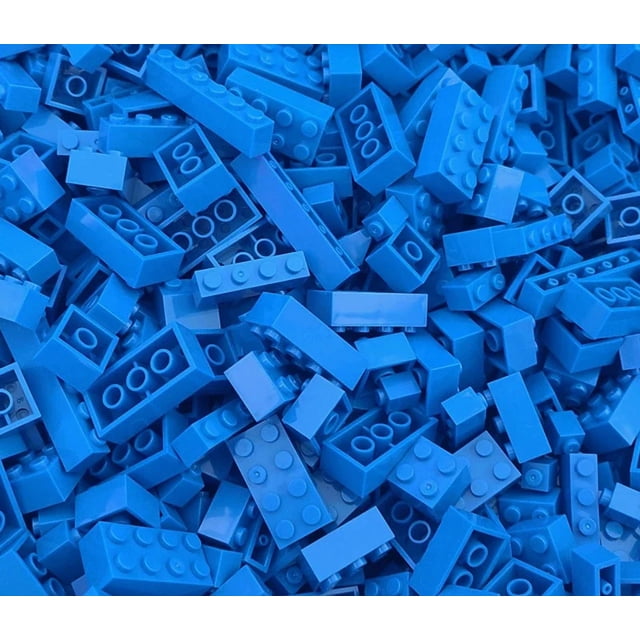 120Pcs Building Blocks Bulk Lot Pack Sorted By Color Bricks Block Plate Toys Small Particles Bulk Compatible Legoeds DIY Kit,Dark blue,125g-bag