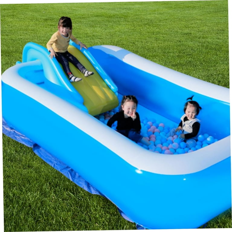 Inflatable Water Slide Blow up Water Slides Durable Swimming Pool Slide Step Inflatable Play Center Pool Accessories for Boys Girls Summer Play1