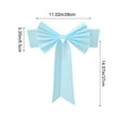 thumbnail image 3 of Chair Sash Bow, Modern Wedding Sashes, No-Tie Chair Back Cover for Banquet, Restaurant, and Holiday Decor, Available in 6 Colors, 3 of 6