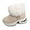 Beige, variant on Beige Women'S Snow Boots Winter Booties Fur Lined Warm Thick Soled Comfortable Height Increasing Boots With Star Decor For Plus Size Women Fall Winter 6Cm Heel