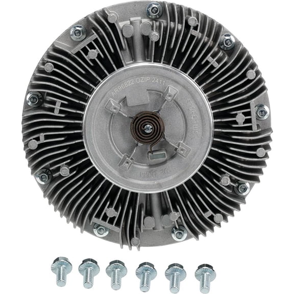Drive Fan Clutch Compatible with 1983-2005 John Deere 8100 8200 8300 8400 8300T 8400T 8320T 8420T 8520T 4050 4250 4255 4445 4450 4455 PowerTech 8.1L 7.6L RE37443 RE65891 6-Bolt Mounting