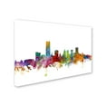 thumbnail image 3 of Trademark Fine Art Michael Tompsett Oklahoma City Skyline Canvas Wall Art - 30x47, 3 of 4