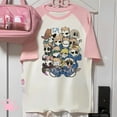 thumbnail image 3 of Eddsworld tshirt women comic modern style patterned t shirt female designer Japanese clothes 60406 M, 3 of 6