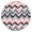 Classic Bohemian Repeating, variant on Stretchable Round Table Cover with Bohemian Floral Design - Colorful Elastic Edge Tablecloth - Fits 52-56 Inch
