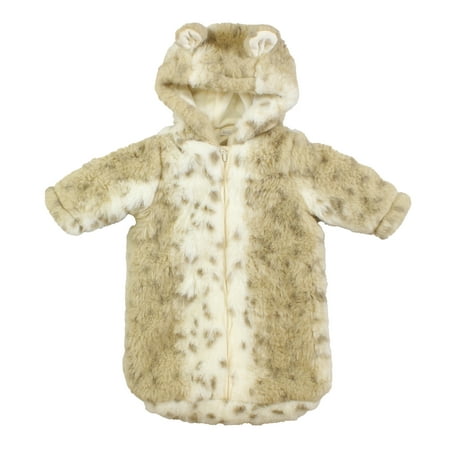 

Pre-Owned Restoration Hardware Girls Brown | Ivory | Faux Fur Bunting size: 0-6 Months