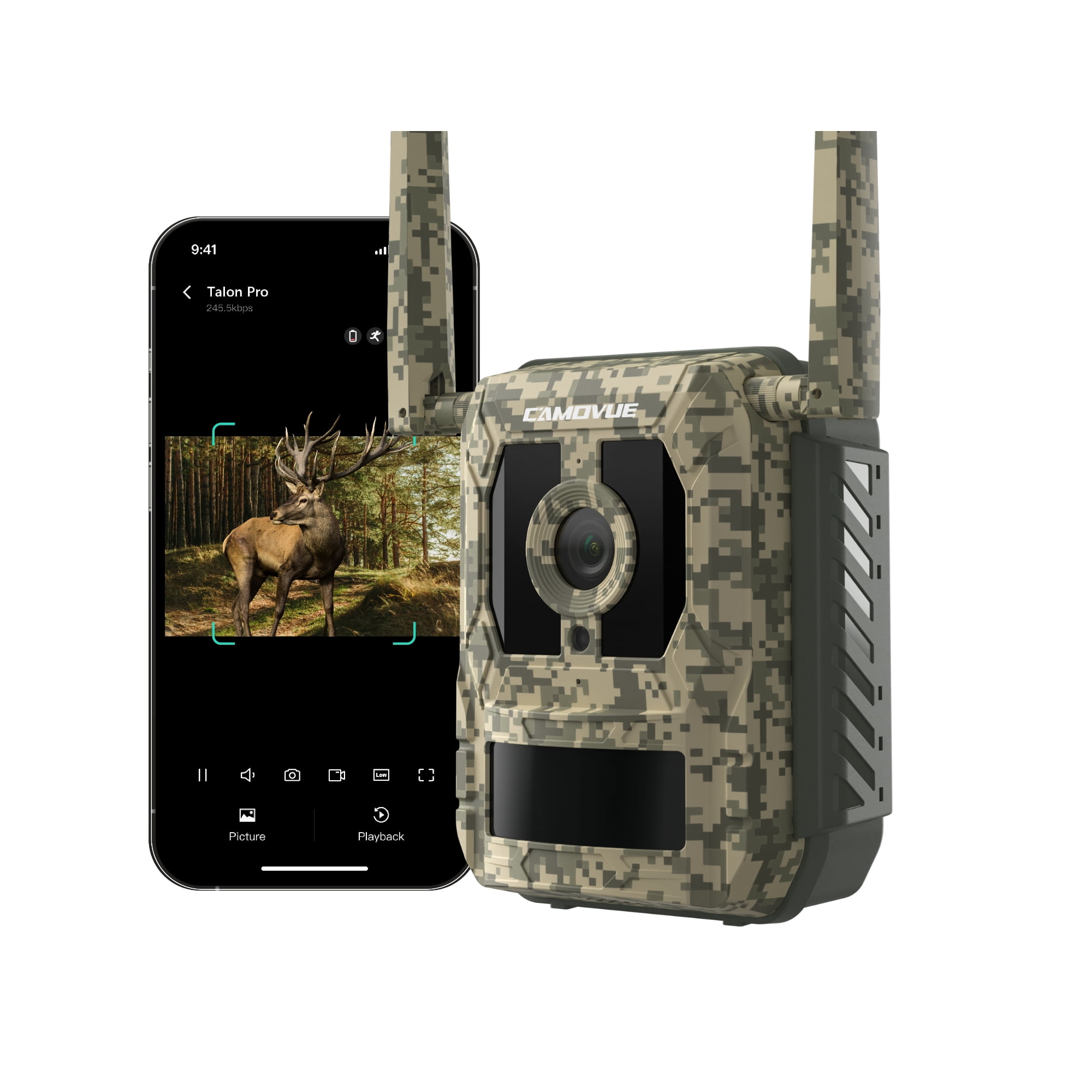 Reolink Talon Series 4K 4G LTE Game Trail Camera Live View Starlight Night Smart Detection Species Recognition