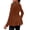 Brown, variant on Women's Cropped Peplum Jacket Textured Open Front Long Sleeve Button Up Cinched Waist Flared Hem Solid Color Casual Spring Blazer