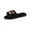 Black, variant on Utoimkio Christmas Fuzzy Slippers for Women Men's and Women's Couple Shoes Flat Plush Non-slip Home Shoes Linen Comfortable Platform Slippers