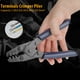 thumbnail image 3 of Alicates para engarzar, terminales de cable Alicates para engarzar Alicates para engarzar terminales de herramientas Alicates para engarzar fabricados con cuidado NikouMX herramienta, 3 of 8