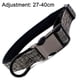 thumbnail image 2 of Dinheiro Collar para perro con clip y letras cortadas con forro de lona, 2 of 5