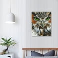 thumbnail image 4 of Acheng Animal owl Wall Decoration Art Canvas Painting Print Picture Living Room Dining Room Bedroom Home Decorations 12x16 in, 4 of 5