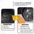 thumbnail image 4 of Kensizer 100Pcs Air Fryer Disposable Round Paper Liners Large for 5 to 8 Qt Basket, 7.9 inch Parchment Paper Liner, Air Fryer Paper Pads Oil Resistant, Baking Paper, 4 of 6