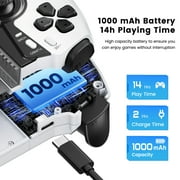 Mobile Game Controller for iPhone/Android, Compatible with Switch/Oled/Switch 2,with Hall Joystick, Turbo, RGB, Compatible with Xbox Cloud, Steam Link, MFi
