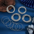 thumbnail image 4 of 60pcs Minimalist Steel Spring Chain Stretch Bracelets 58.5mm Guitar String Coil Bracelets String Bracelets for Women Metal Bangle Bracelets Stackable Bracelets Wire Layered Bracelet DIY, 4 of 6