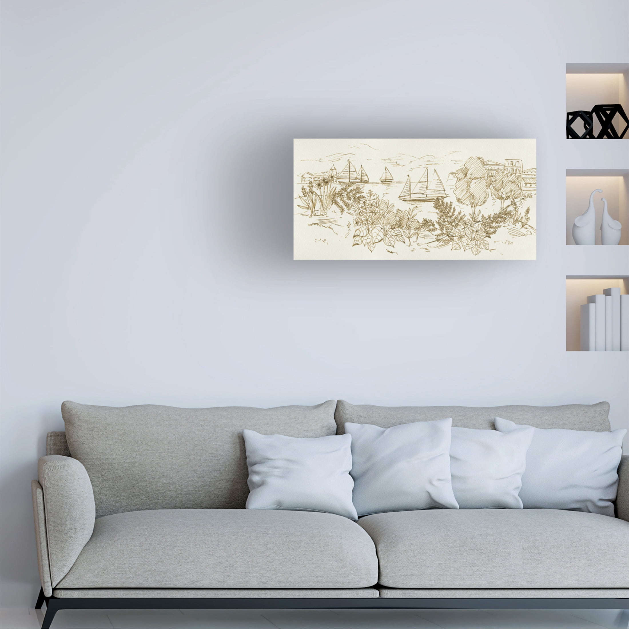 Trademark Fine Art Melissa Wang Autumn Landing II Canvas Wall Art