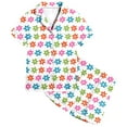 thumbnail image 1 of Hiiyo Big Girls Pajamas Full Print Short Sleeve Button Down Sleepwear Pjs, Sizes 2-13, 1 of 3