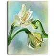 thumbnail image 2 of Esquisse de Fleurs de Lys Blanc Aquarelle - Impression sur Toile Florale, 2 of 3