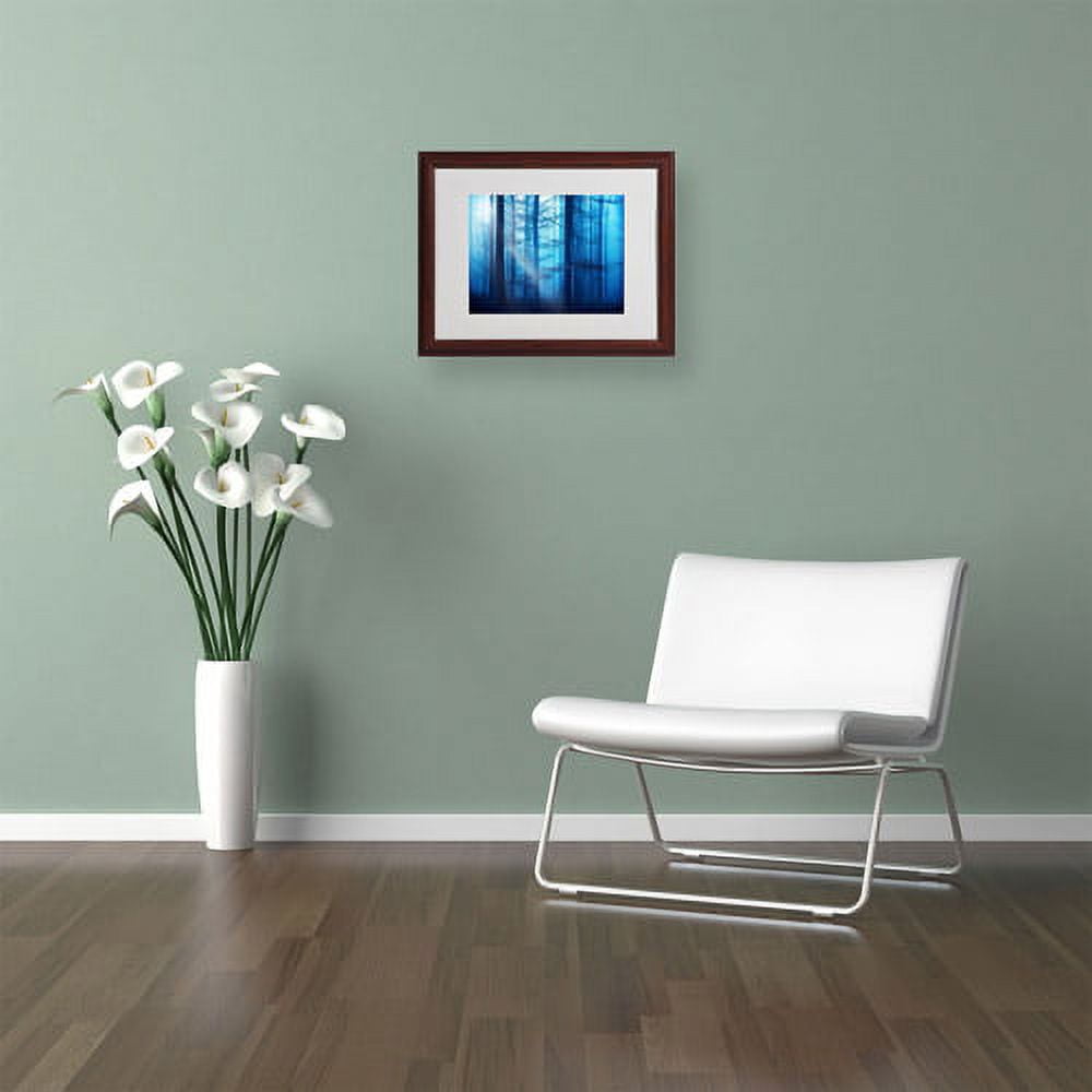 Trademark Fine Art "Light Box Blues" Canvas Art by Philippe Sainte-Laudy, Wood Frame