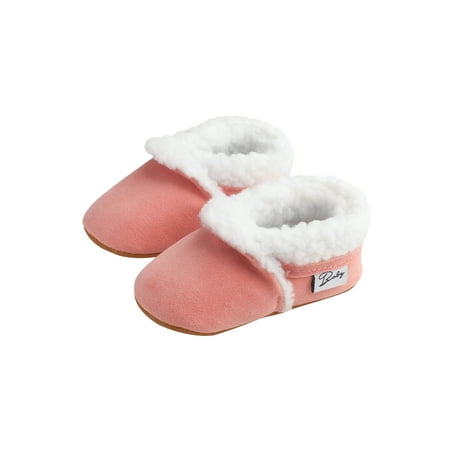 

Baby Shoes Unisex Anti-Slip Soft Sole Footwear Walking Shoes Prewalker for Autumn Winter 0-18 Months