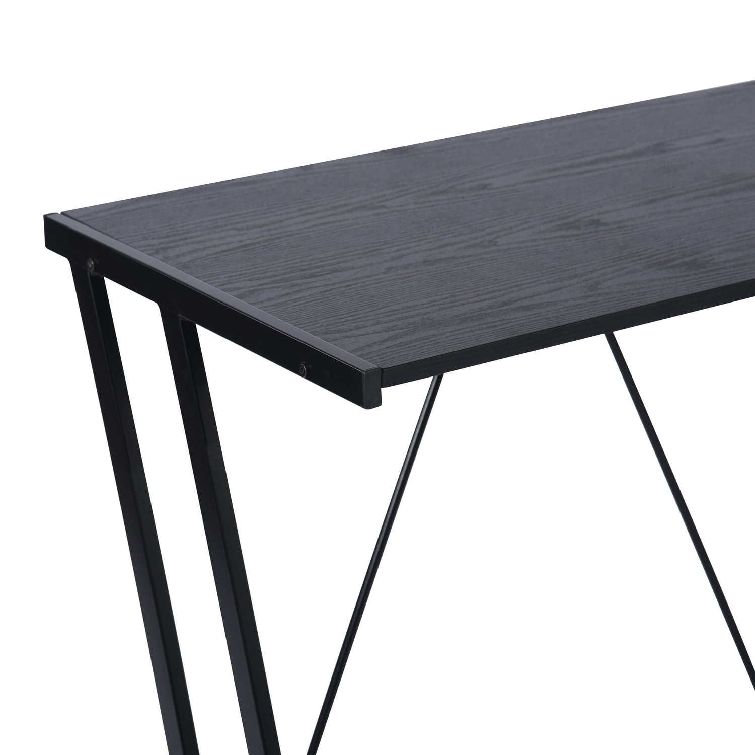 Kepooman Computer Desk Home Office Desk, Industrial Desk Study Writing Table PC Gaming Desk for Home Office Workstation Bedroom, Black Kepooman Computer Desk Home Office Desk, Industrial Desk Study Writing Table PC Gaming Desk for Home Office Workstation Bedroom, Black