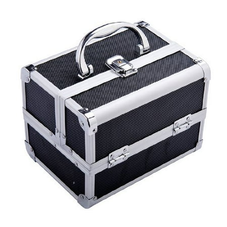 Soozier Mirrored Mini Professional Makeup Travel Case