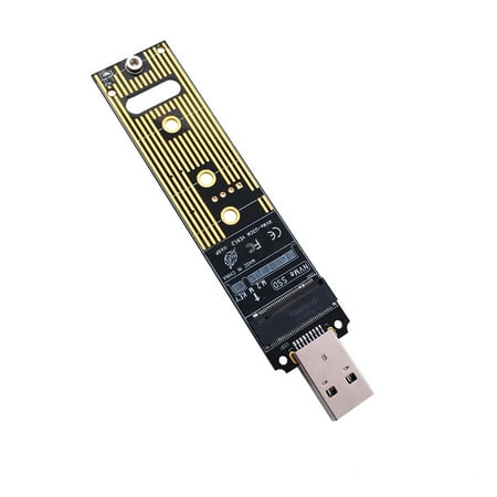 

M.2 Portable NVME SSD to USB 3.1 Type-A Adapters No Driver Need Plug and Play