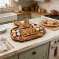 thumbnail image 4 of Easter Bunny Charcuterie Board, Bunny Cutting Board, Easter Charcuterie Board, Easter Bunny Wooden Food Tray, Cute Serving Platter for Holiday Party, 4 of 5